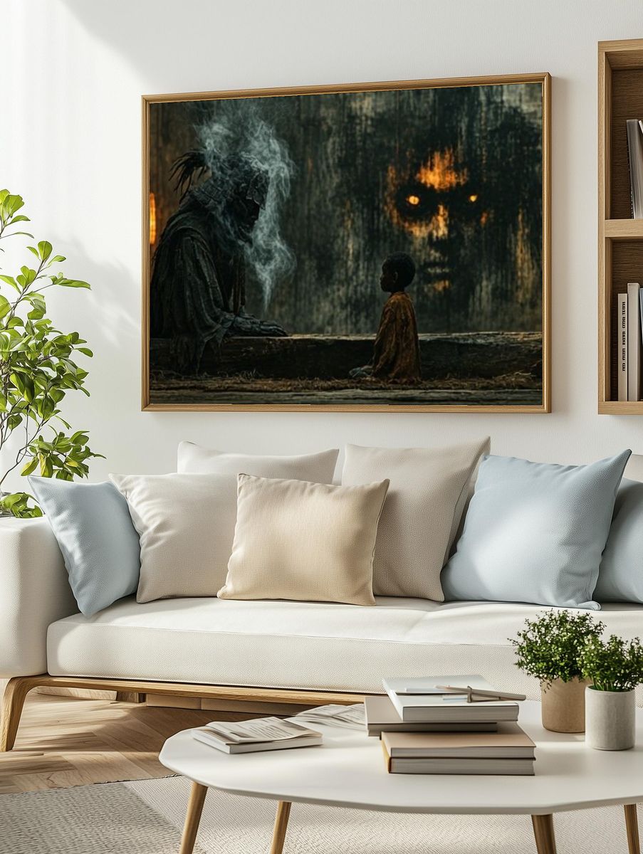 Mystic Ritual Scene Poster. — room view 2