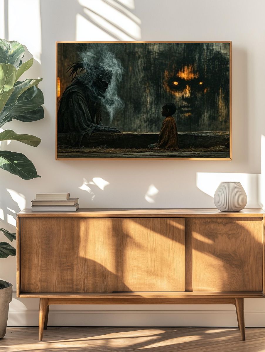 Mystic Ritual Scene Poster. — room view 3