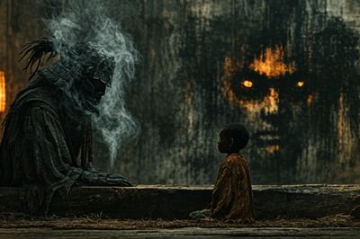 Mystic Ritual Scene Poster. poster