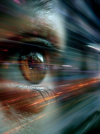 Abstract Eye Light Burst Poster. poster print