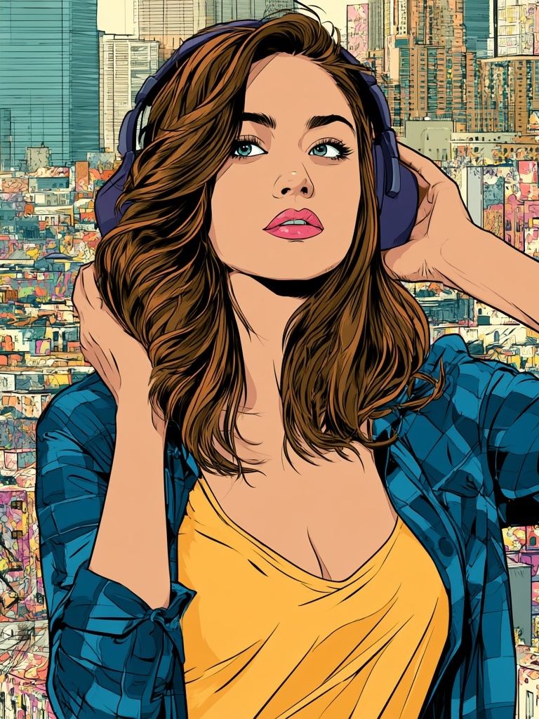 Girl Character Study Illustration Print. poster — illustration art