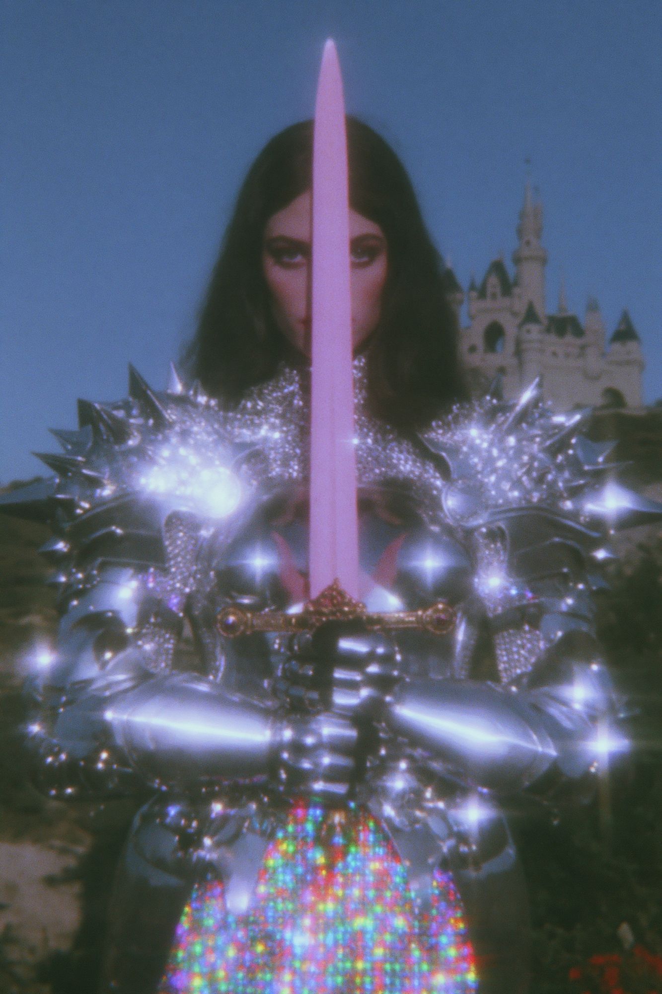 Fantasy Knight Portrait Poster. poster detail