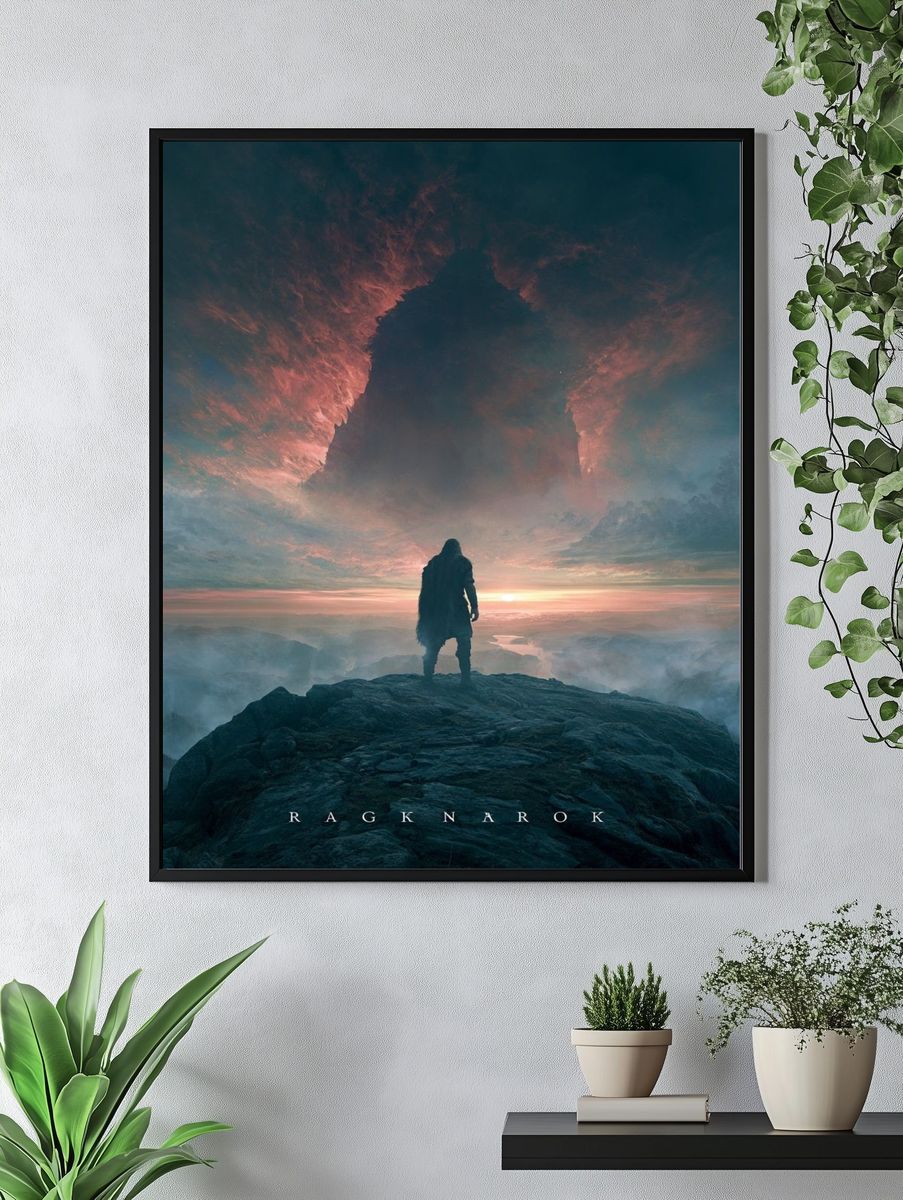 Ragnarok Fantasy Landscape Poster. — room view 4