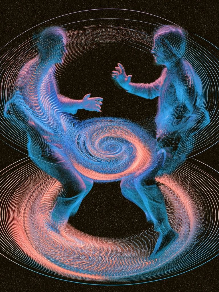 Cosmic Duality Abstract Poster. poster detail