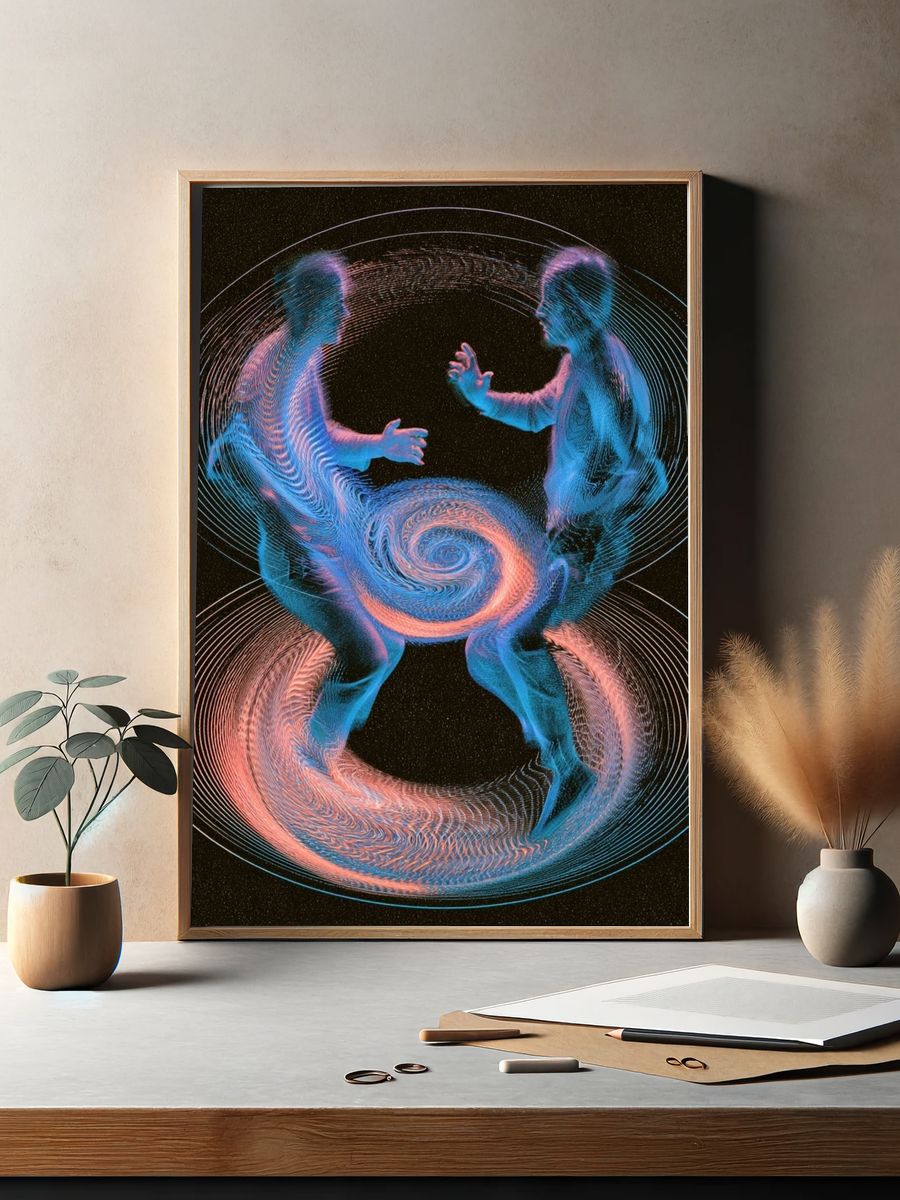 Cosmic Duality Abstract Poster. — room view 2