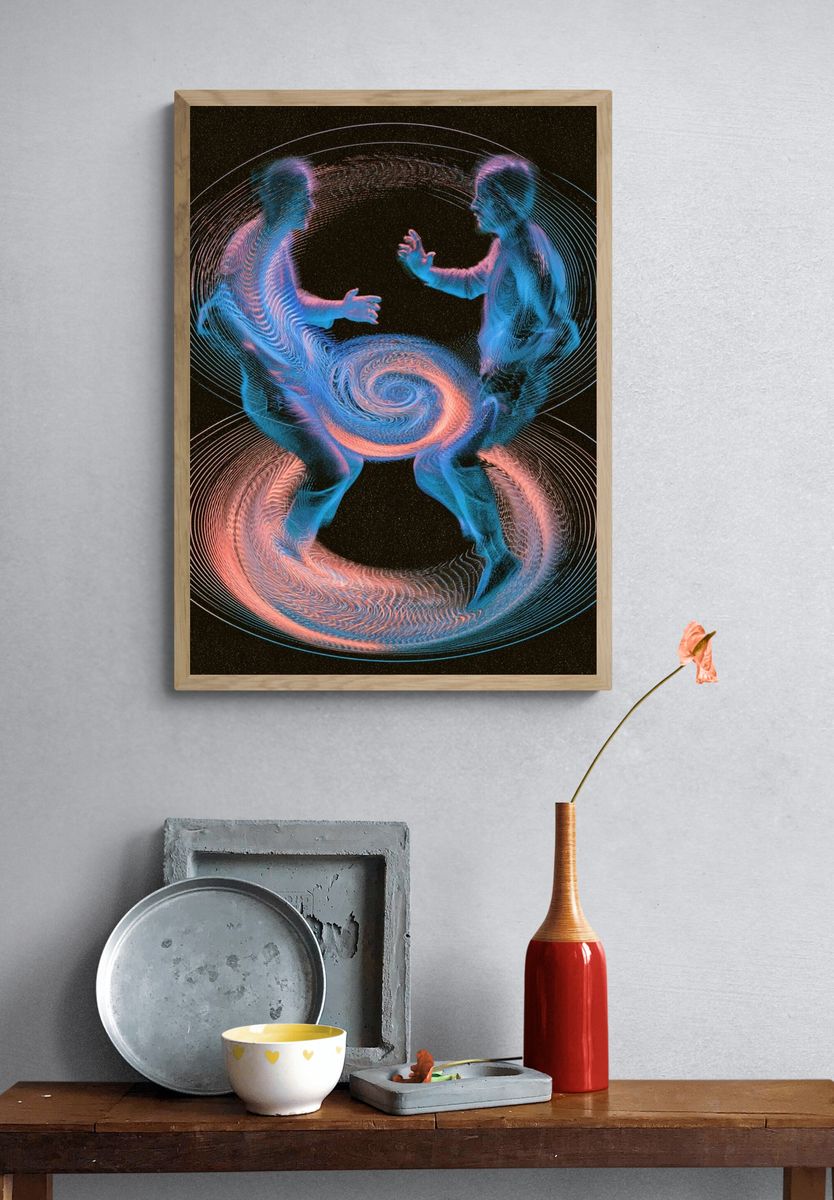 Cosmic Duality Abstract Poster. — room view 3