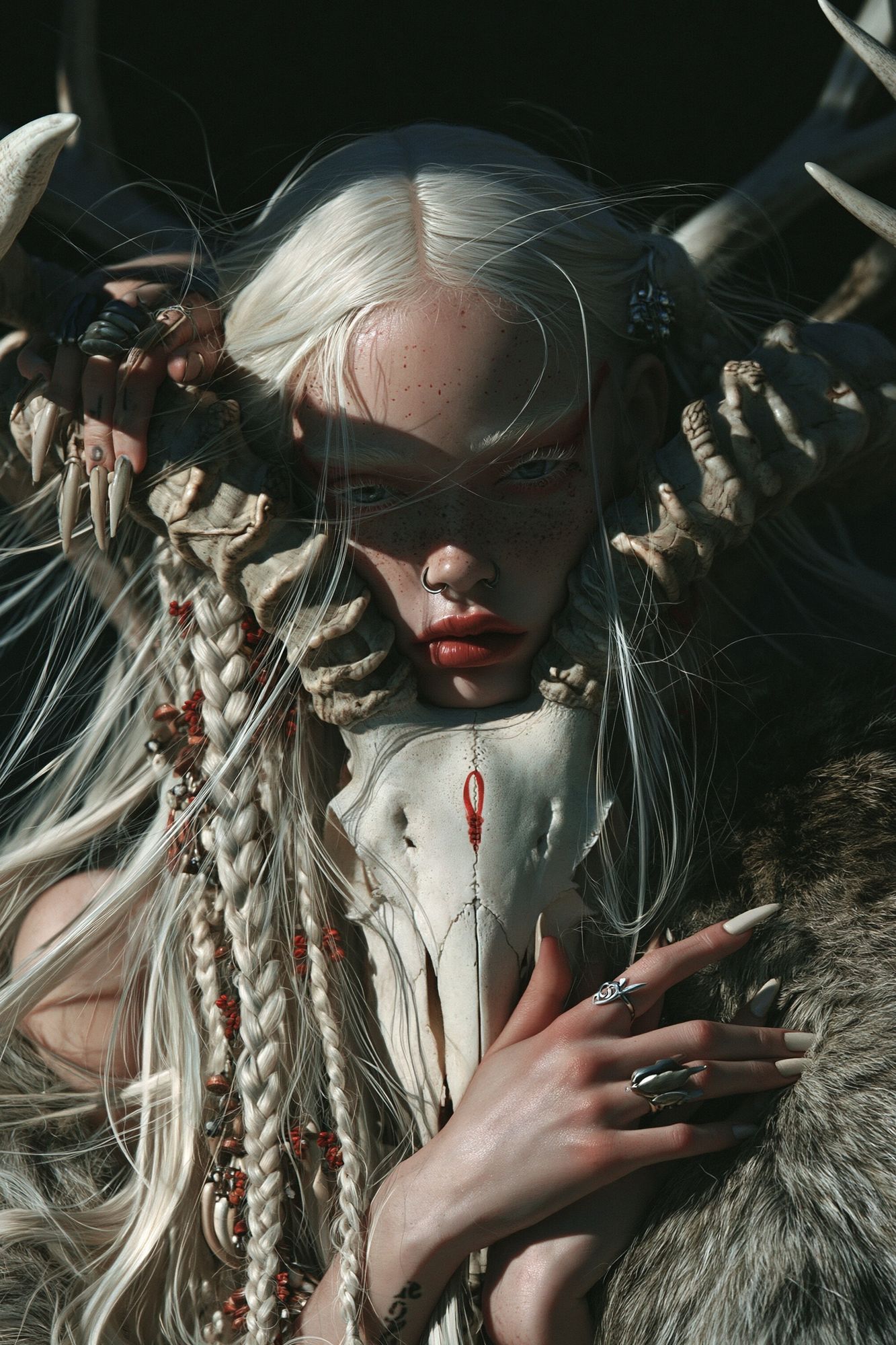 Dark Fantasy Portrait Poster. poster detail