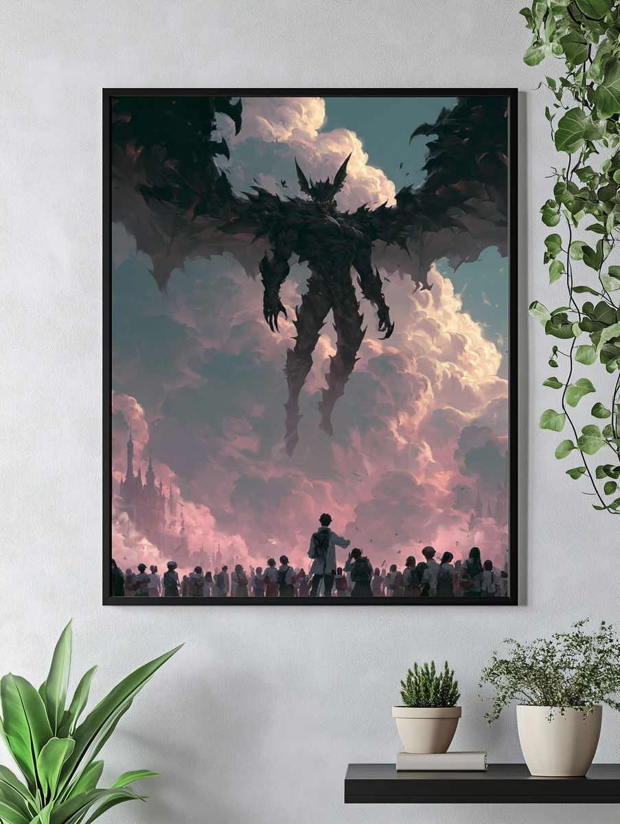 Dark Fantasy Sky Giant Poster. — room view 4
