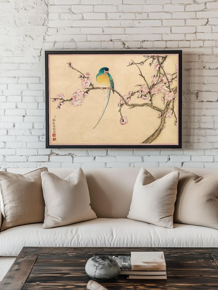 Bird Plum Blossoms (18th Century) room preview