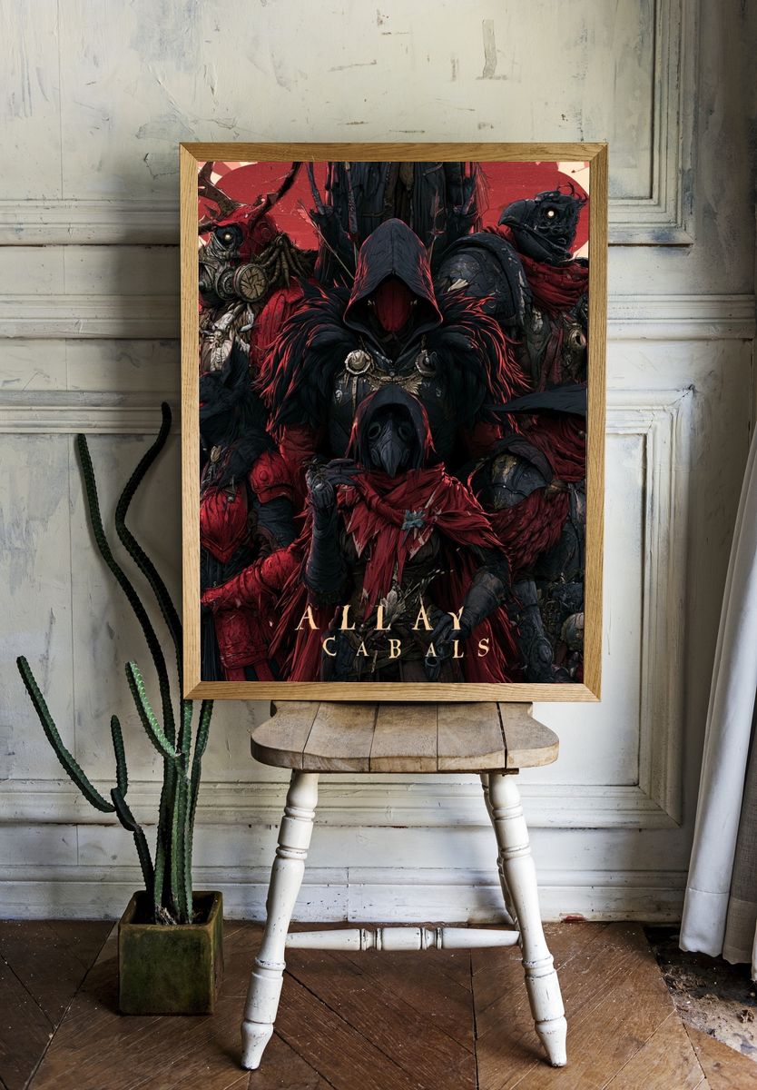 Allay Cabals Dark Fantasy Poster. — room view 1