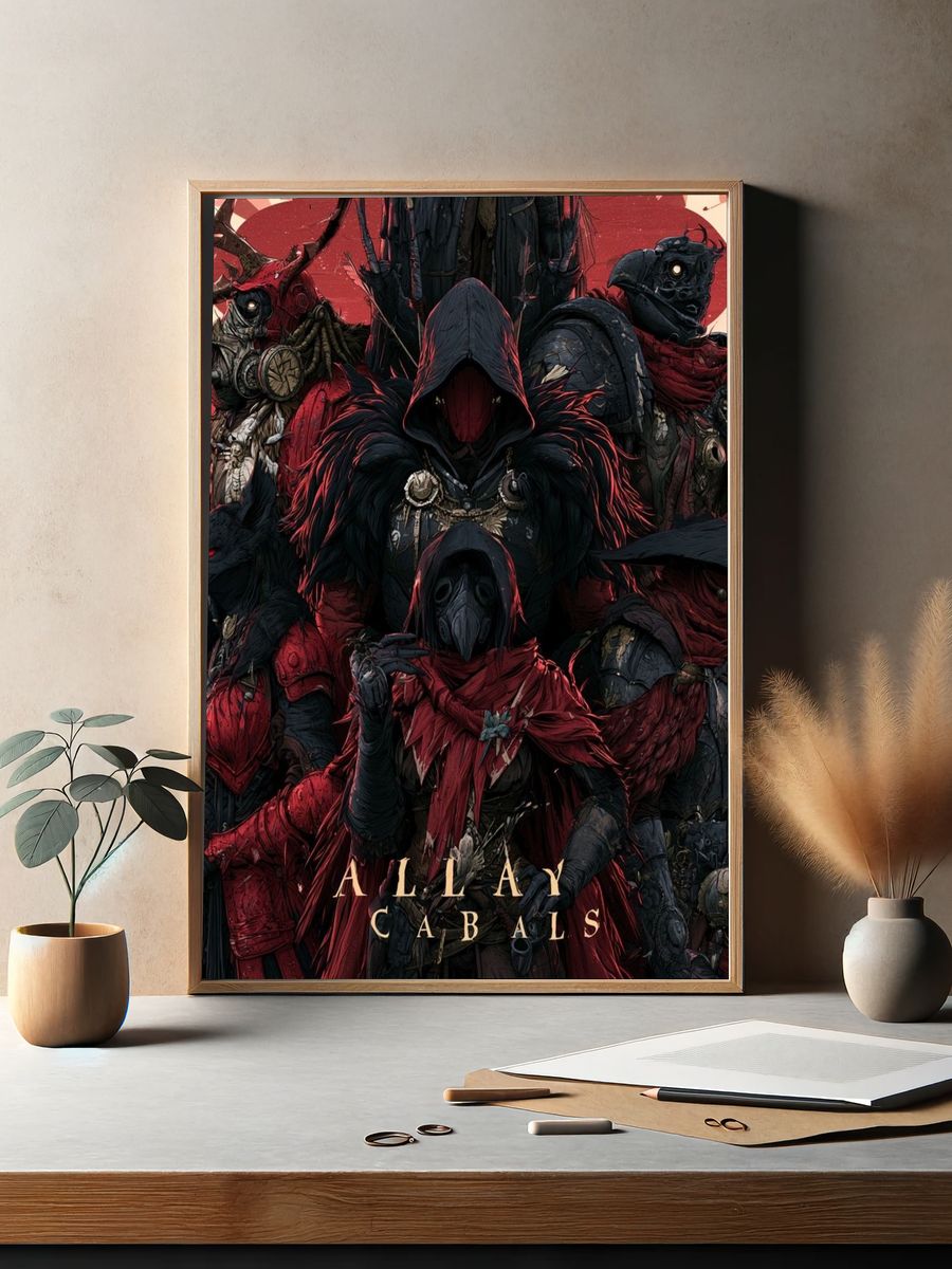 Allay Cabals Dark Fantasy Poster. — room view 2