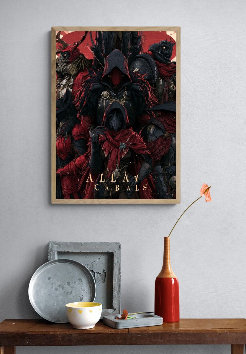 Allay Cabals Dark Fantasy Poster. — room view 3