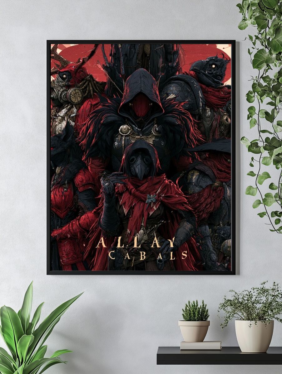 Allay Cabals Dark Fantasy Poster. — room view 4