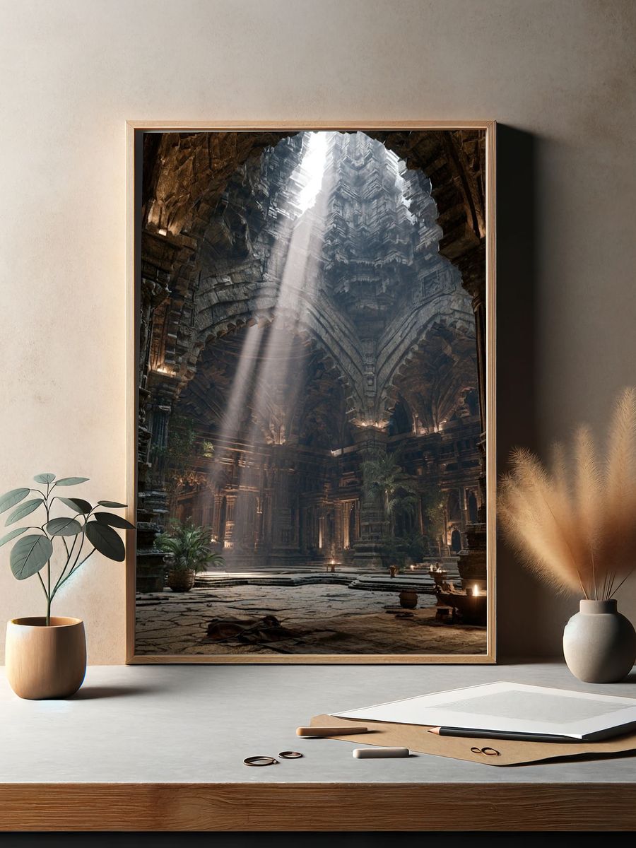 Alchemist Workshop Digital Art Poster. — room view 2