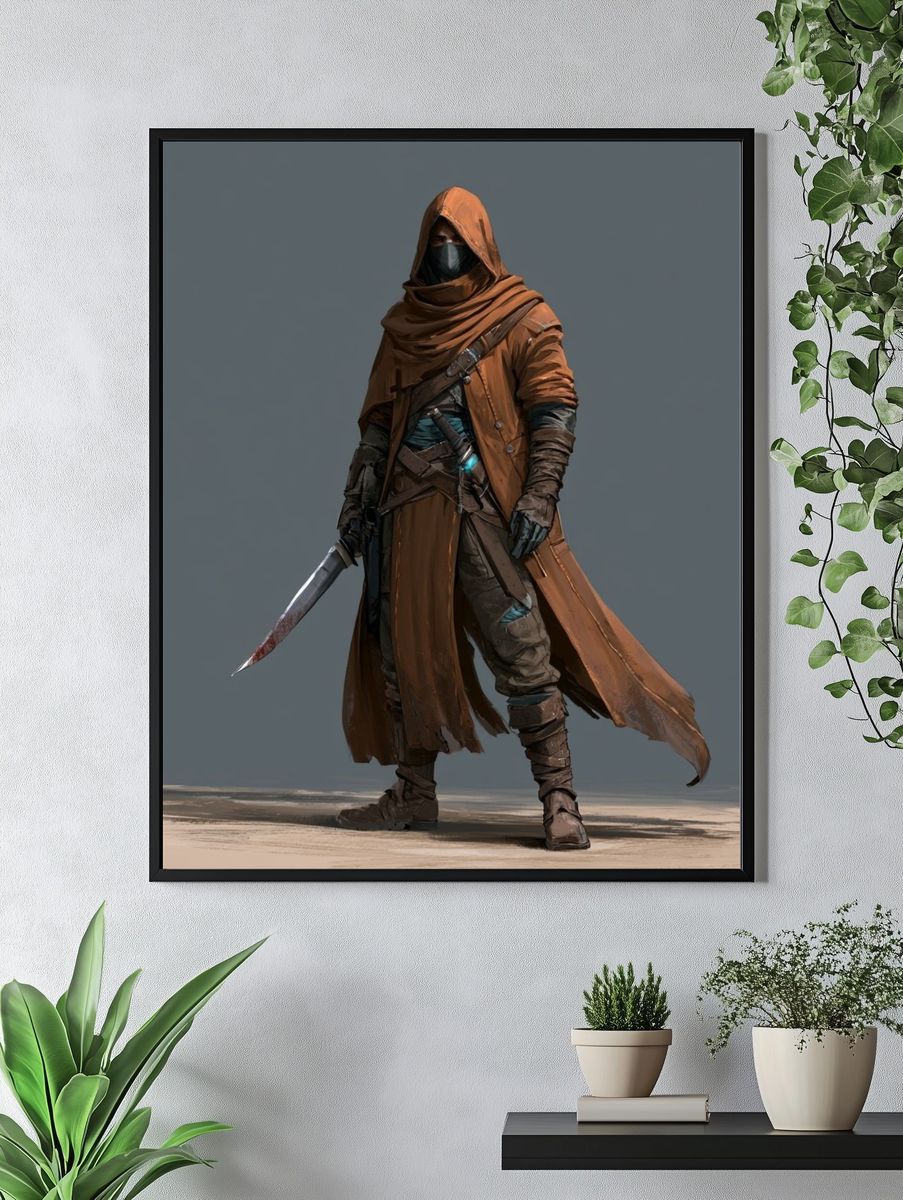 Desert Rogue Digital Art Poster. — room view 4