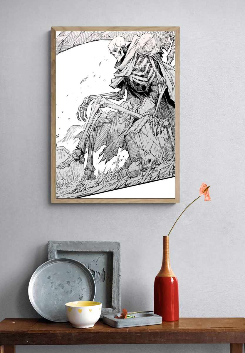 Wasteland Scout Car Illustration Poster. — room view 3