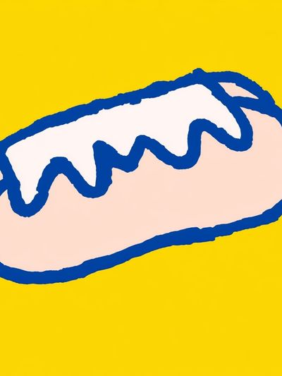 Pop Art Hot Dog Poster. poster