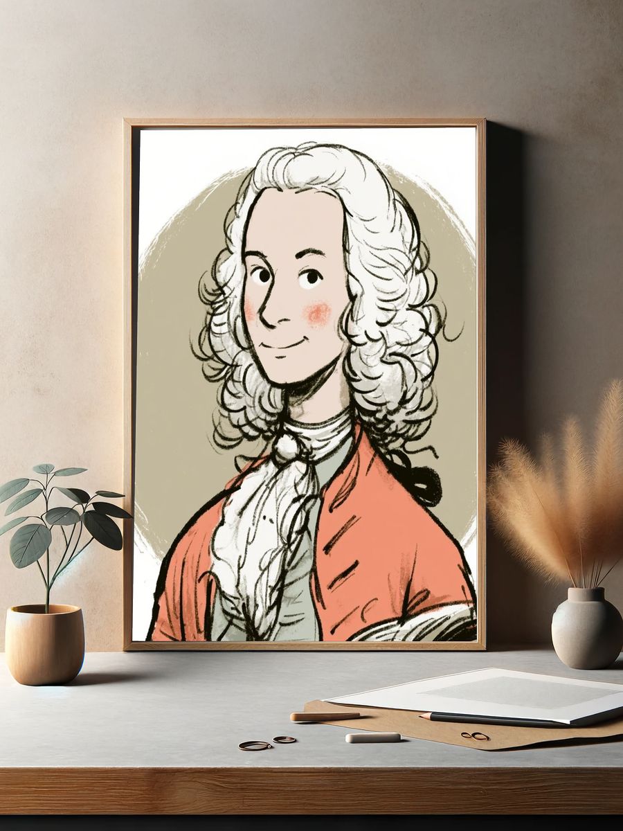 Marie Antoinette Illustration Poster. — room view 2