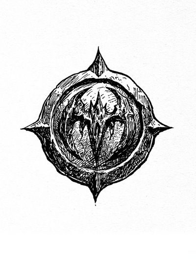 Dark Sigil Ink Poster. poster