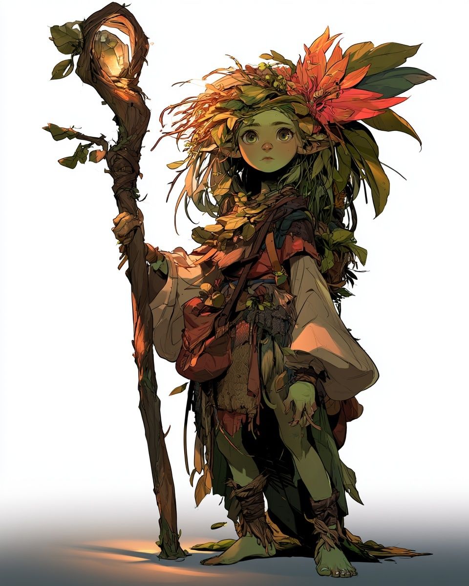 Forest Spirit Illustration Poster. poster detail