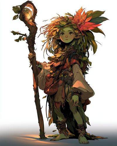 Forest Spirit Illustration Poster. poster