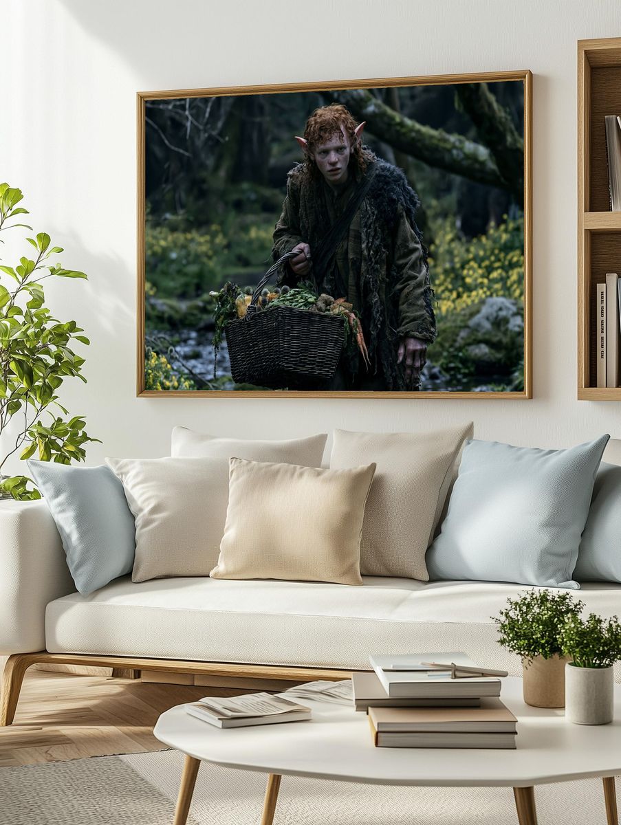 Forest Goblin Fantasy Print. — room view 2
