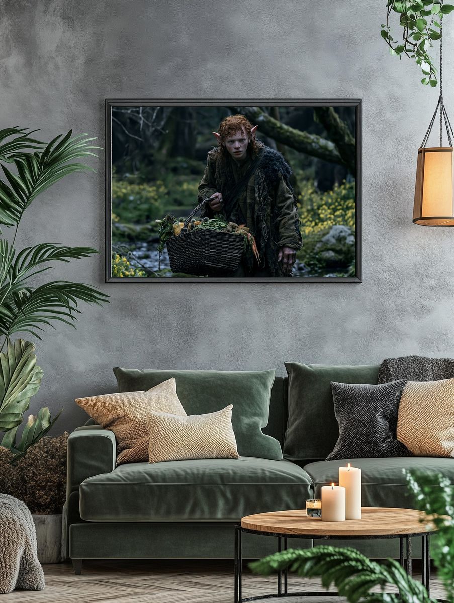 Forest Goblin Fantasy Print. — room view 4