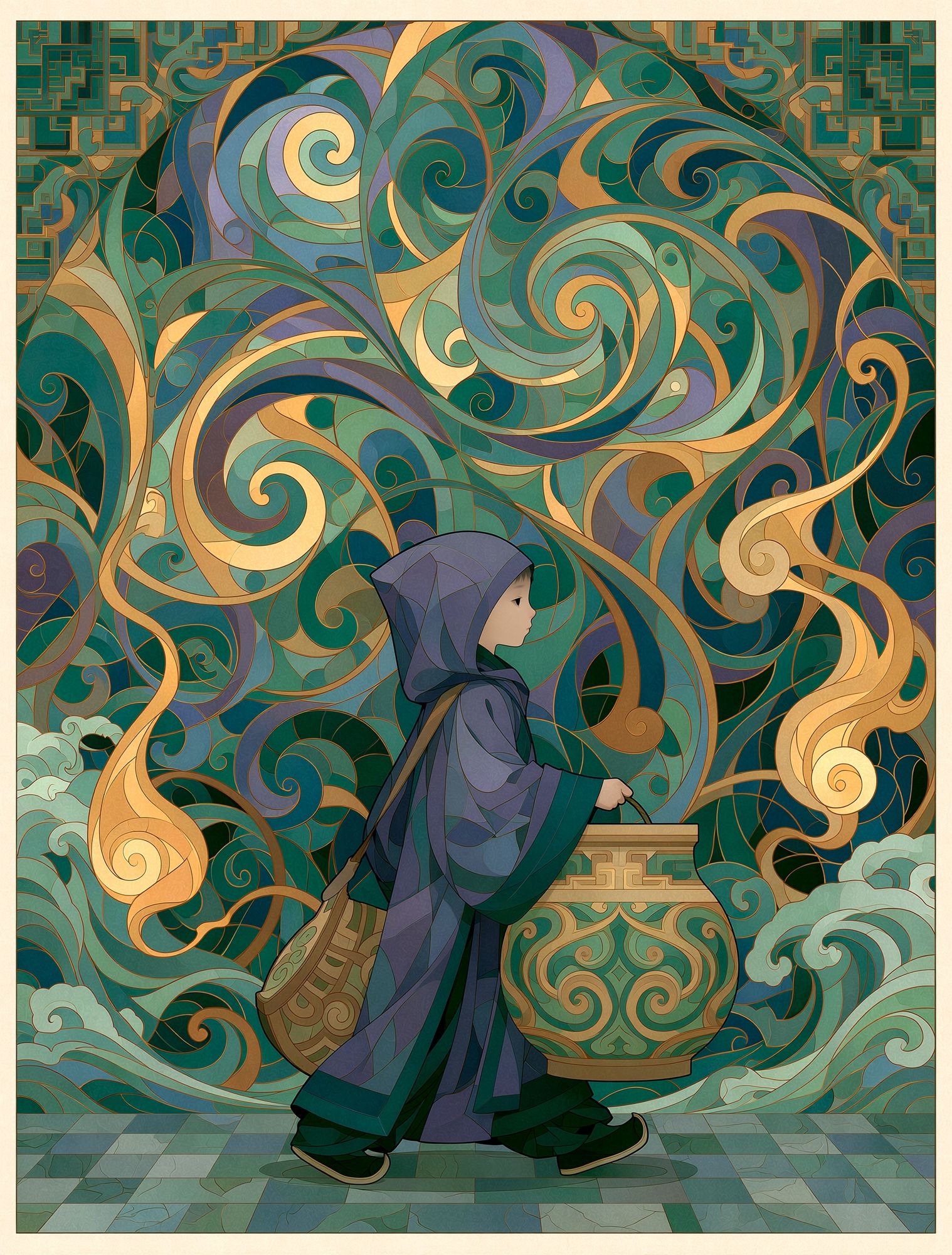 Dragon at Sunset Fantasy Print. poster detail