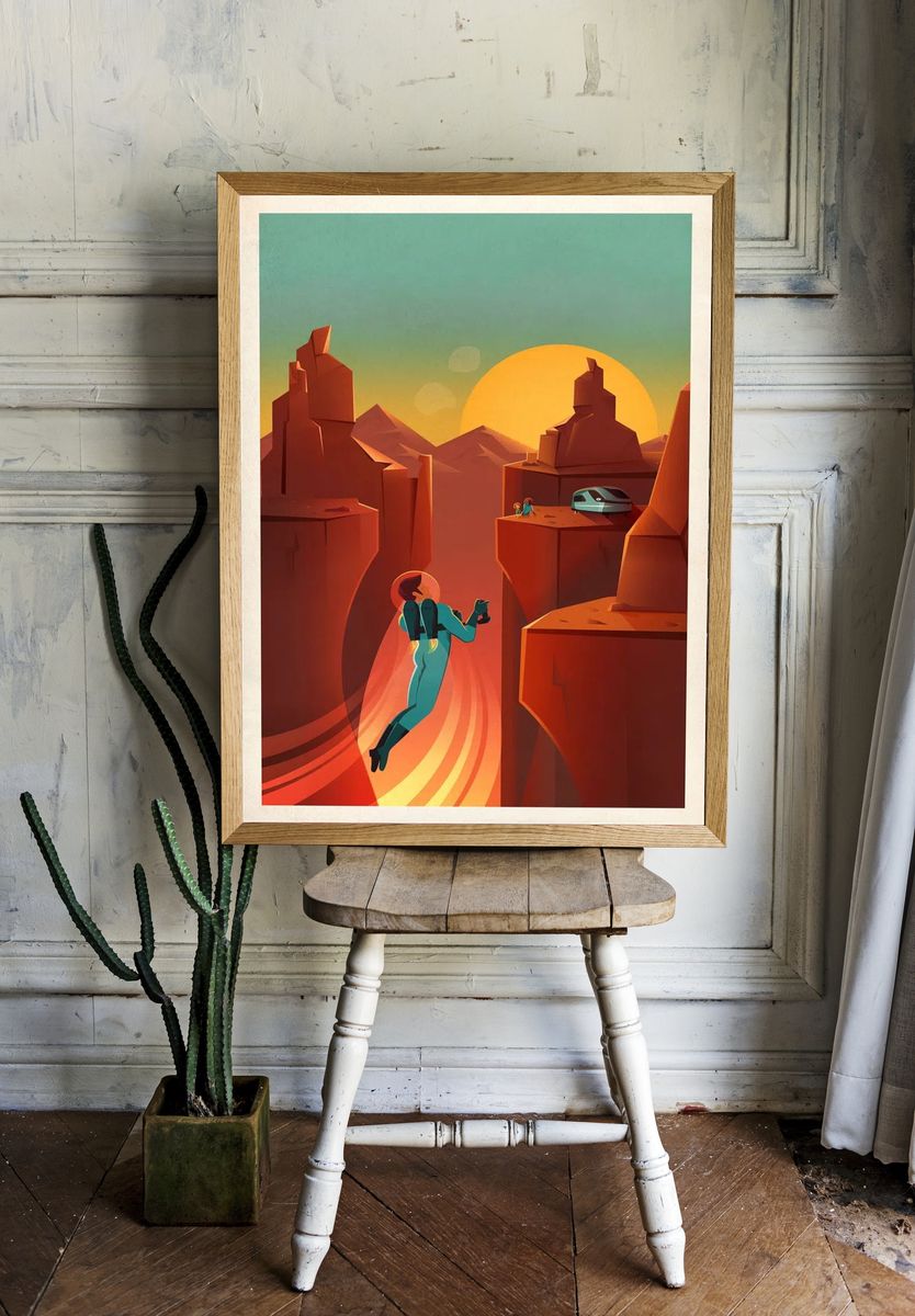 Space Travel Poster (2015). Original room preview
