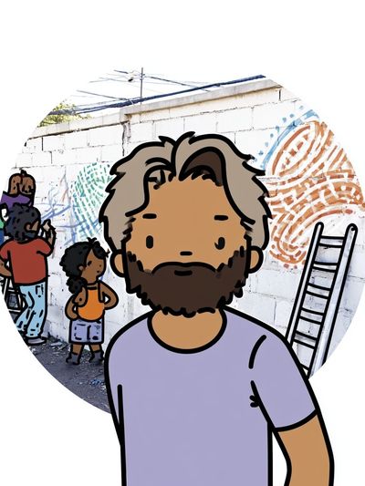 Street Art Portrait Poster.