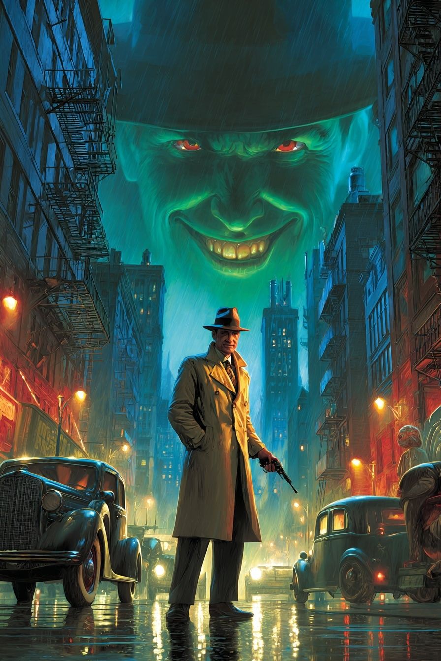 Noir City Nightmare Poster. poster detail