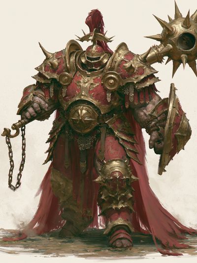 Armored Warlord Fantasy Print.
