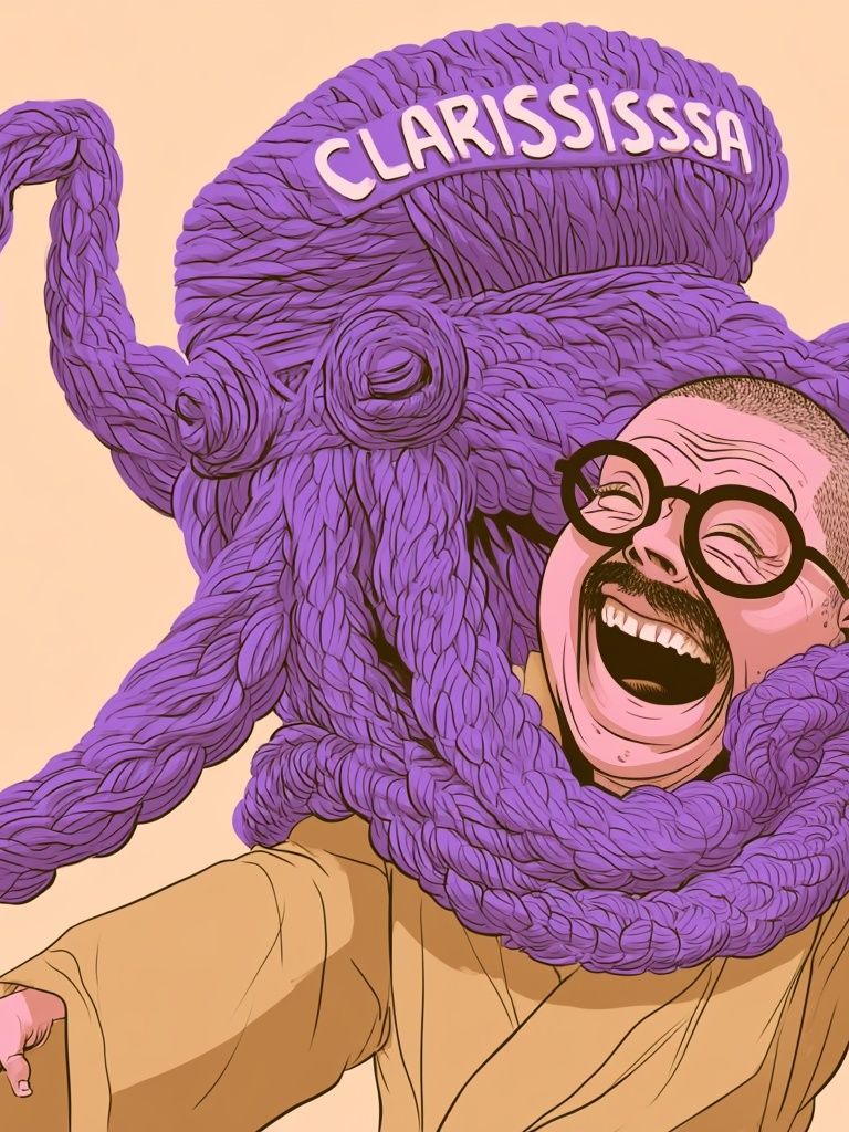 Clarississa Pop-Art Portrait Poster. poster detail