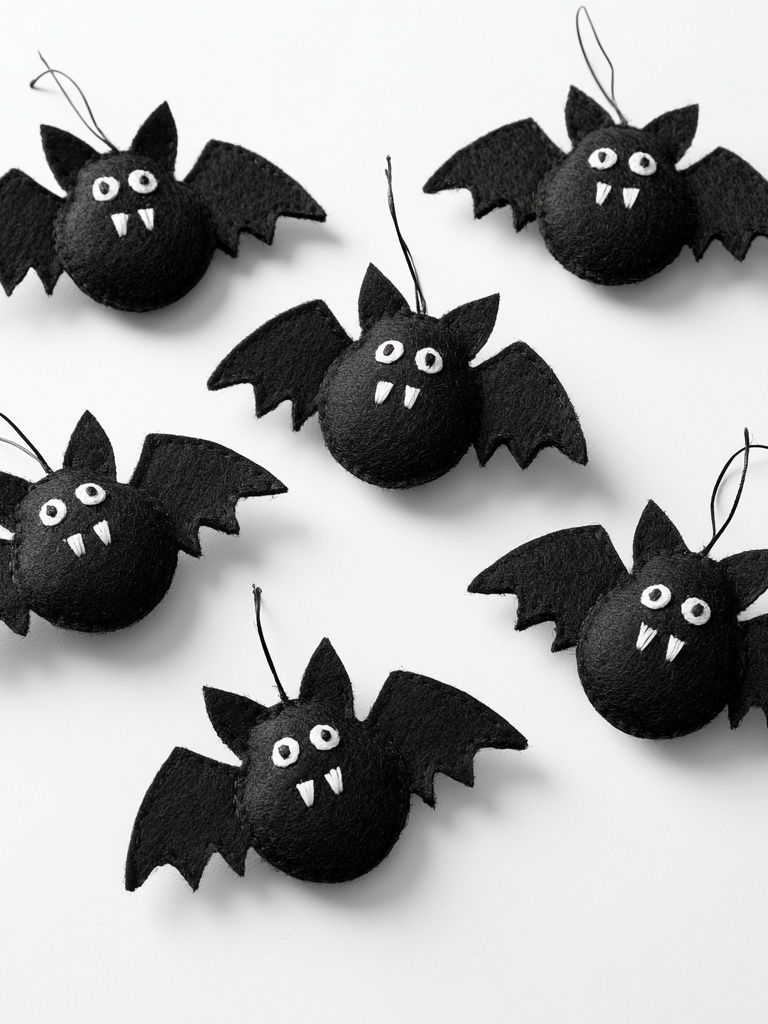 Cute Bat Halloween Illustration Poster. poster detail