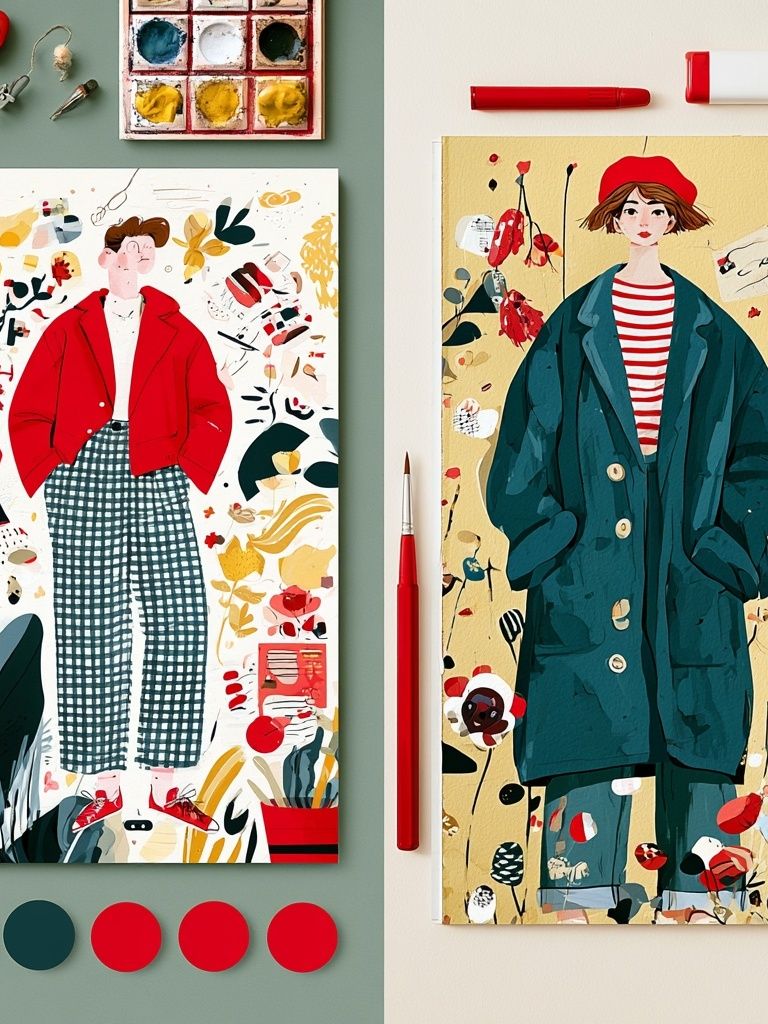 Fashion Illustration Poster. poster detail