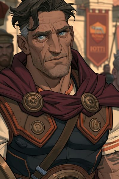 Fantasy Warrior Portrait Print.