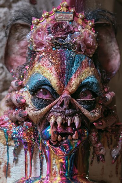 Glam Skull Horror Print.