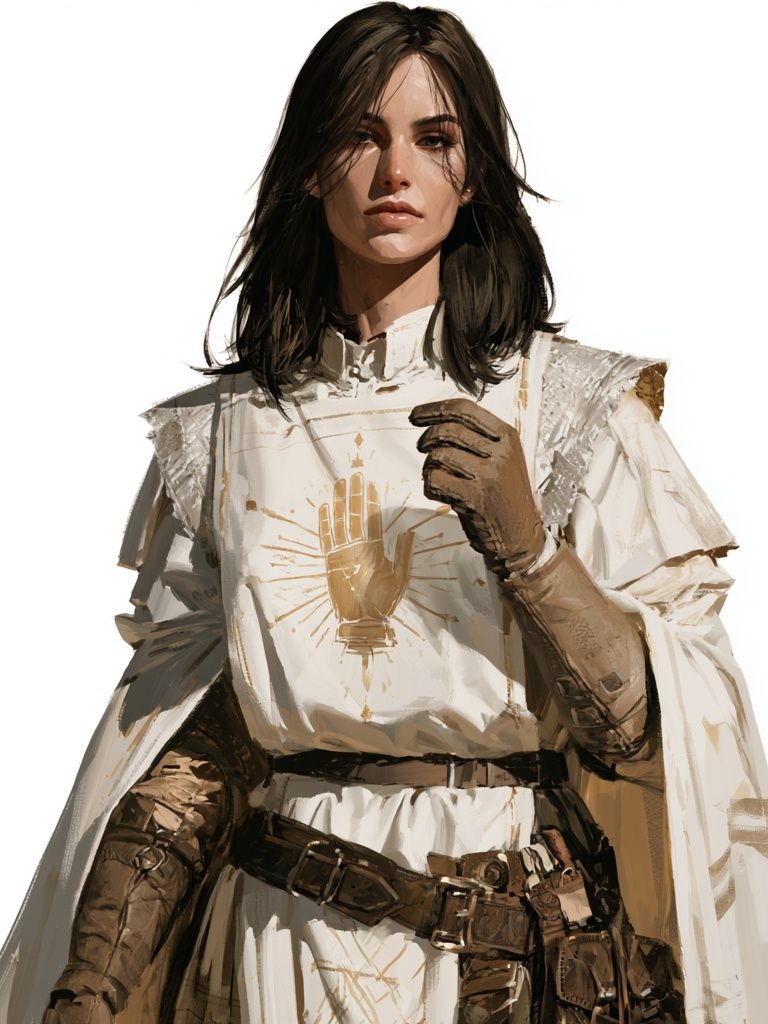 Medieval Warrior Portrait Print. poster — illustration art