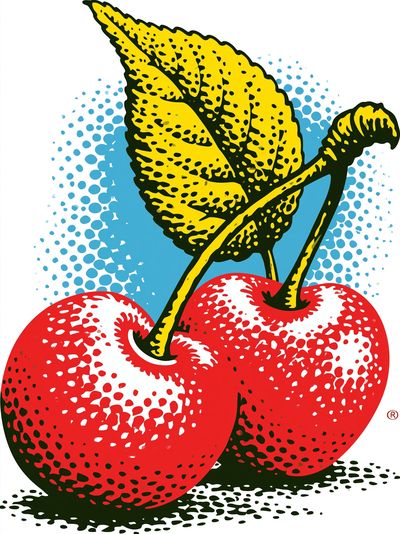 Pop Art Apple Poster.