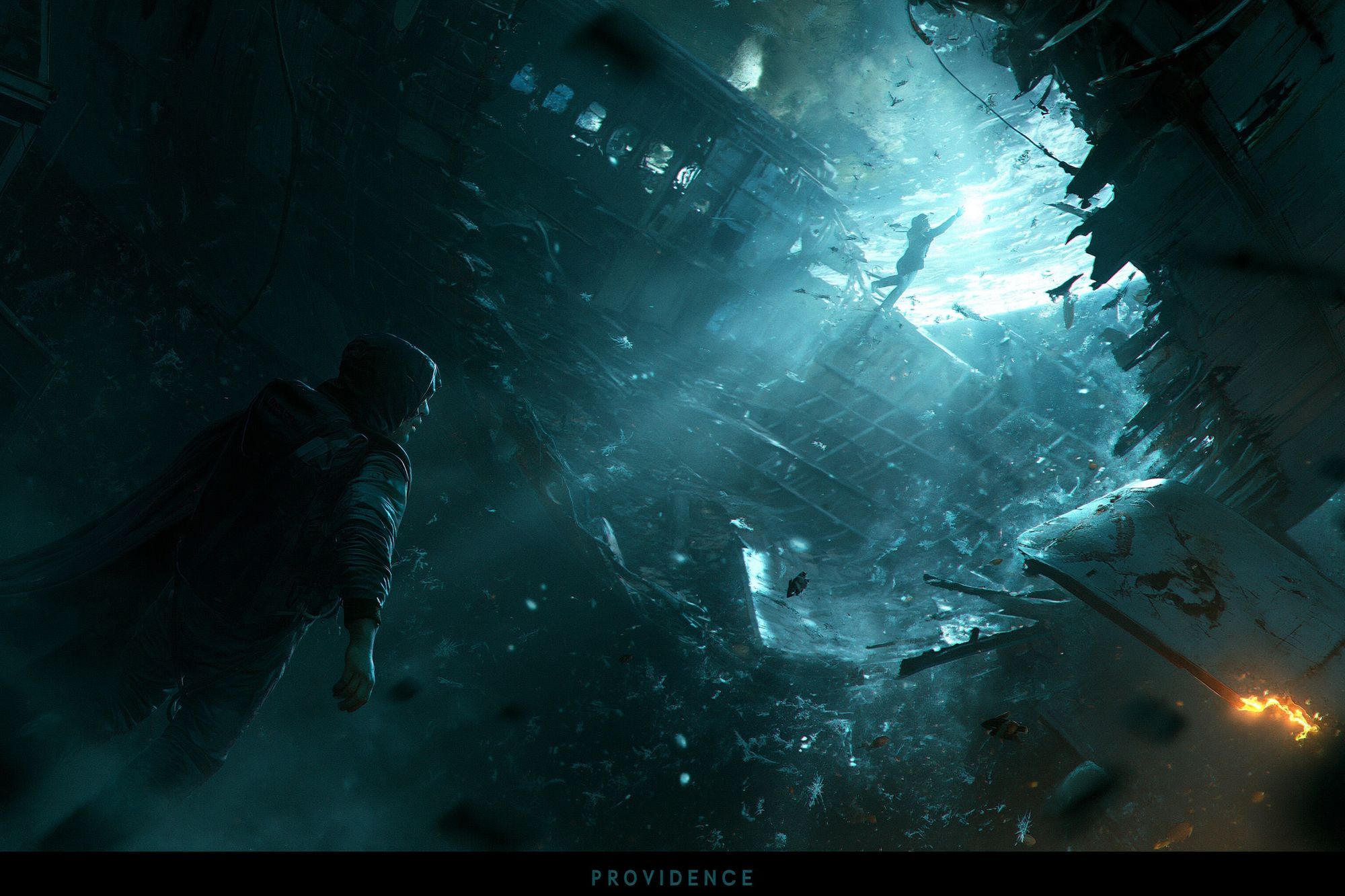 Providence Sci-Fi Poster. poster — illustration art