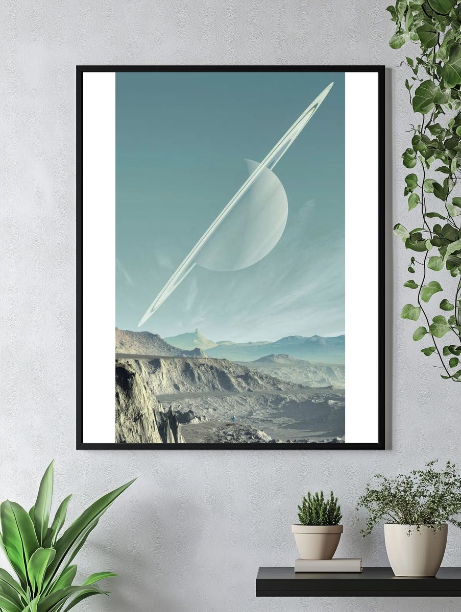 Jungle Mech Patrol Illustration Poster. — room view 4
