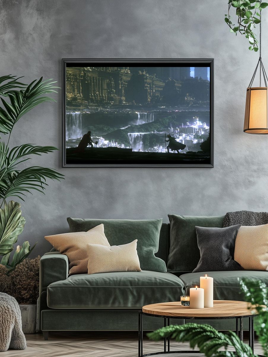 Asgard Skyline Fantasy Poster. — room view 4