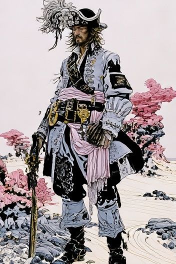 Samurai Warrior Illustration Poster. poster — illustration art