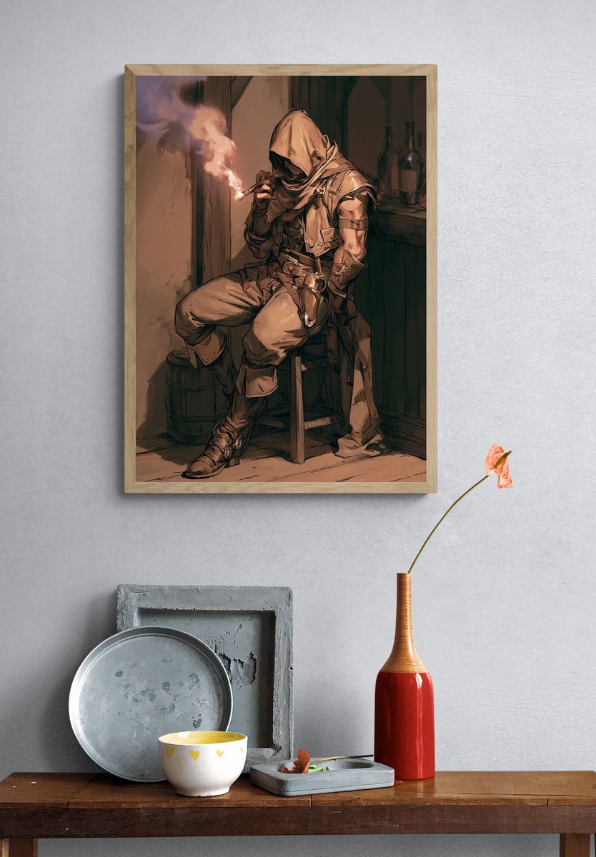 Hooded Rogue Tavern Poster. — room view 3