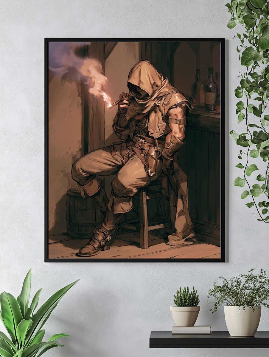 Hooded Rogue Tavern Poster. — room view 4