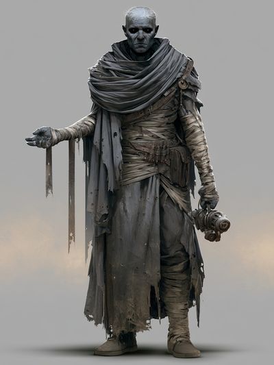 Mummy Warrior Digital Art Poster. poster