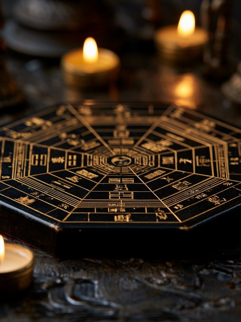 I Ching Hexagram Candlelight Poster. poster detail