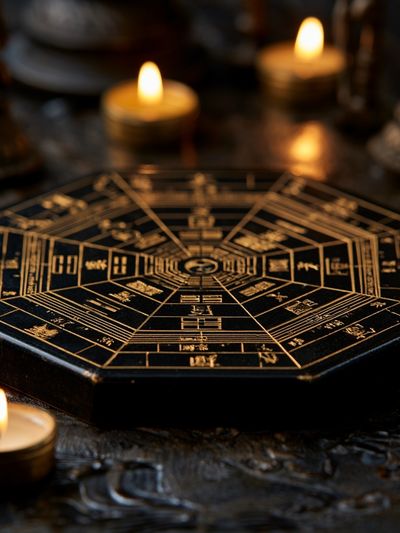 I Ching Hexagram Candlelight Poster.