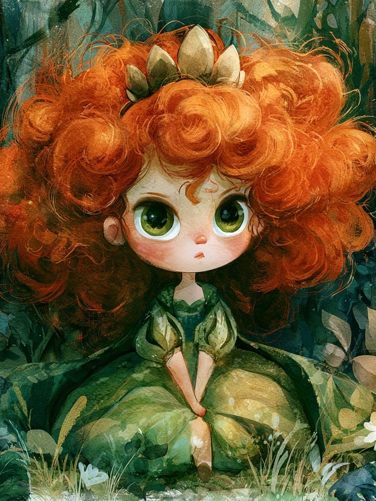 Forest Fairy Illustration Poster. poster — illustration art