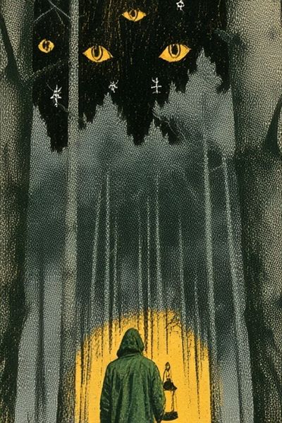 Mystic Forest Watcher Poster. poster